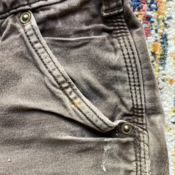 Carhartt pants/jeans Brown Size 6 original fit - Picture 4 of 8